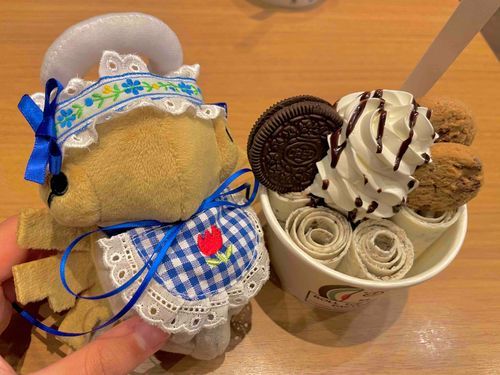 くるくるのアイス！パッチールのおめめに似てますね👀