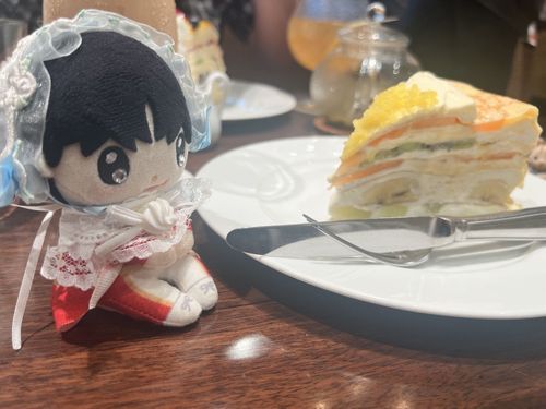 フルーツたくさんミルクレープ🍓🍈🍒🍑🍍🍌