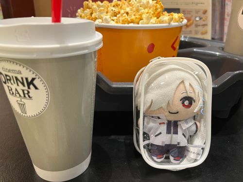 ぬい主とコナンのえいがをみにきたよ