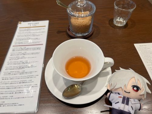 きょうはひさしぶりにぬい主とおでかけしたよ
ぬい主はずっときになってたティーハウスでちょっとずついろんなこうちゃをのんでごきげん🎉