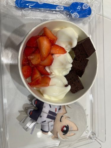ぬい主とヨーグルトアイスを食べてきたよ🍨
ぬい主 ホワイトモカ のまないの？