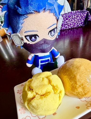 茶まんじゅうと黄味時雨っておまんじゅうです。
うまぁ〜(*´ω`*)