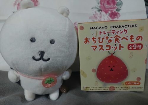 誰が来てくれるかな？？？🧸
（ナガノキャラクターズ トレーディング おちびな食べものマスコット）