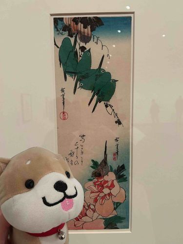 美術館に行ったよー
小鳥とお花がもこもこでふわふわで可愛い〜