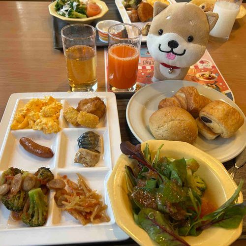 週末朝ごはんは、だらりとモーニングバイキングしてきたよー