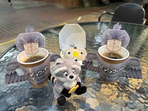 圧強めのコーヒー☕️
すごく視線を感じる😧