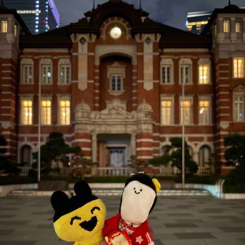 11月にお友達の的場棒人間ちゃんと山手線一周歩いた！いい思い出 ₍ᐢ.ˬ.ᐢ₎