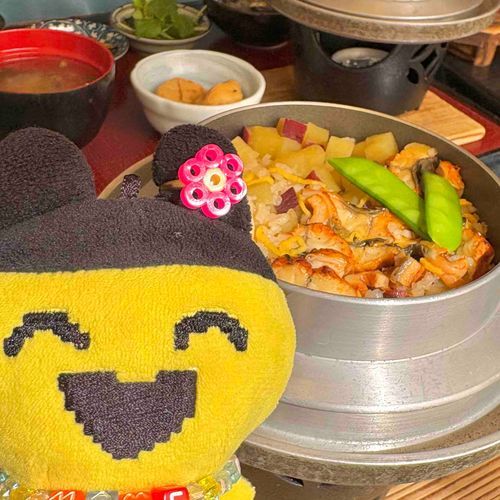 さつまいもと鰻の釜飯美味しかった！