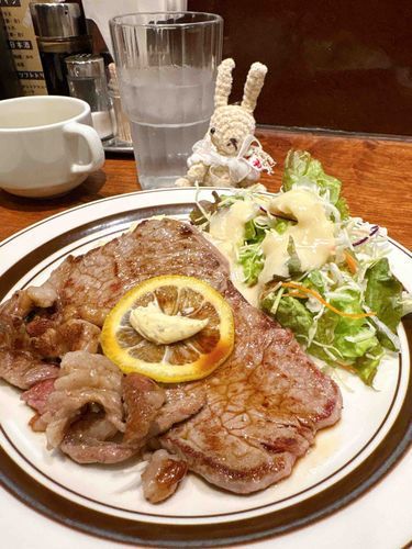 きょうはステーキなのよ！