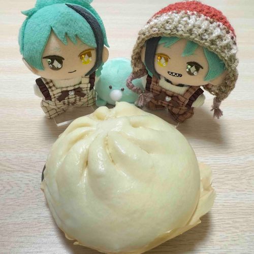 ふかふかの肉まん、寒くなると食べたくなります☺️