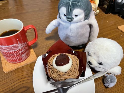 昨日はごまちゃん1歳のお誕生日だったペン！
ごまちゃんお誕生日おめでとうペン🐧❤️🦭
ケーキ美味しかったペン〜❤