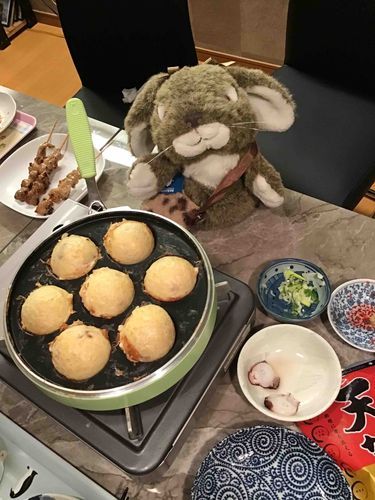 BIGたこ焼きパーティーだ🎉