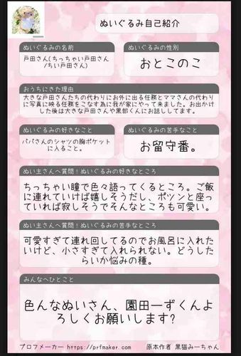 自己紹介カードに答えてみたよ🐈