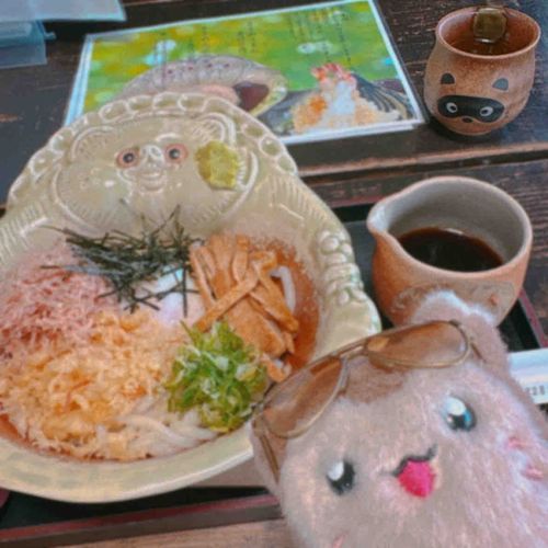 てち、うどん食べれます！