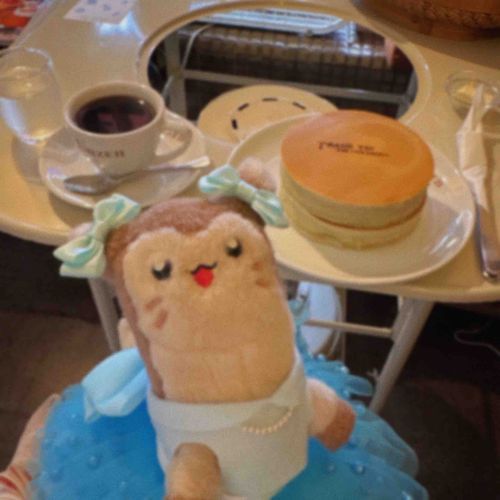 ホットケーキはてちが食べます！