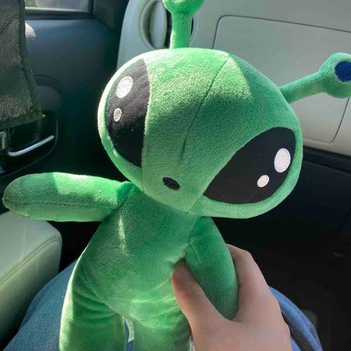 未知との遭遇👽🫛✨
IKEAの宇宙人ぬいくん、いつも車中警備員させてる　ご苦労様です