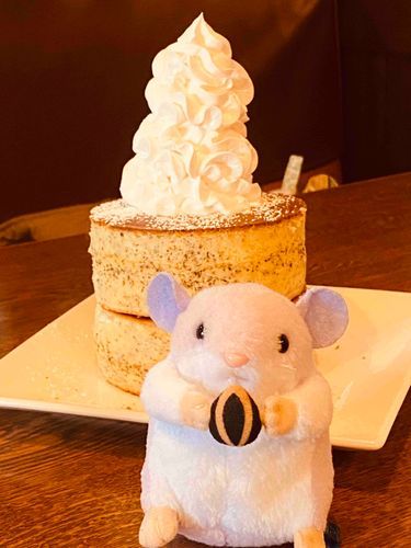 モーニングパンケーキ！でちゅ🥞🍦