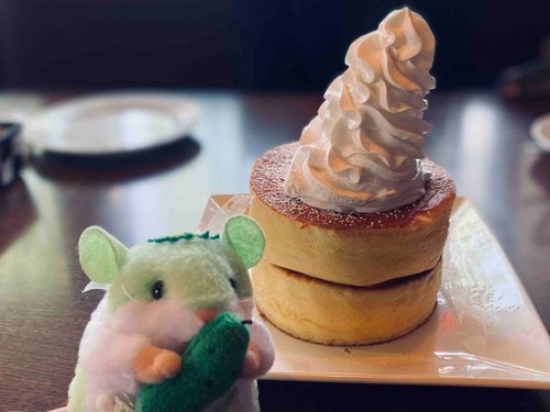 パンケーキ再び！ちゅ🥞🍦