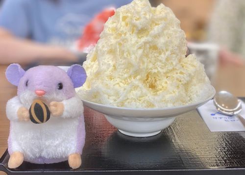 ミルクかき氷(900円)!でちゅ🍼🍧