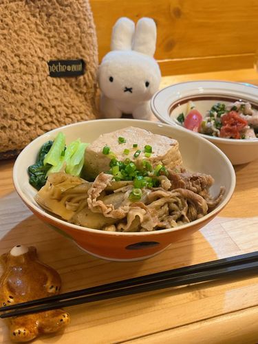 🐰⚪️お豆腐とお肉…