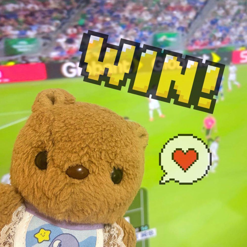 きょは おひるごはん たべたあと おうちで さっかーの おうえん したよ～⚽️
にほんちーむさん 4てんも とって すごいねえ✨️
つぎの しあいも きっと かつよ～🎶
‪(՞ .  ̫ .՞)︎💕︎