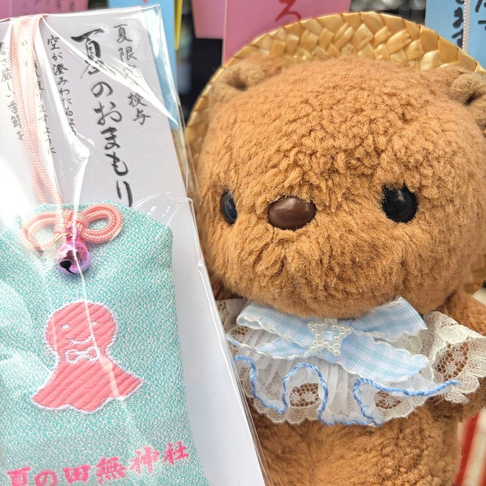 きのうの おしゃしん つづき🐿

りすも たなばたの おねがいごと してきたよ～🎋✨️
てるてるぼうずさんの ぷーるの なかから すきな おいろを えらんで たんざくに かくのᝰ✍🏻
かわい おまもりも かってもらって うきうき💖

おまいりの あとの おしゃしんも また あした とうこう するね～🎶
‪(՞ .  ̫ .՞)︎💕︎