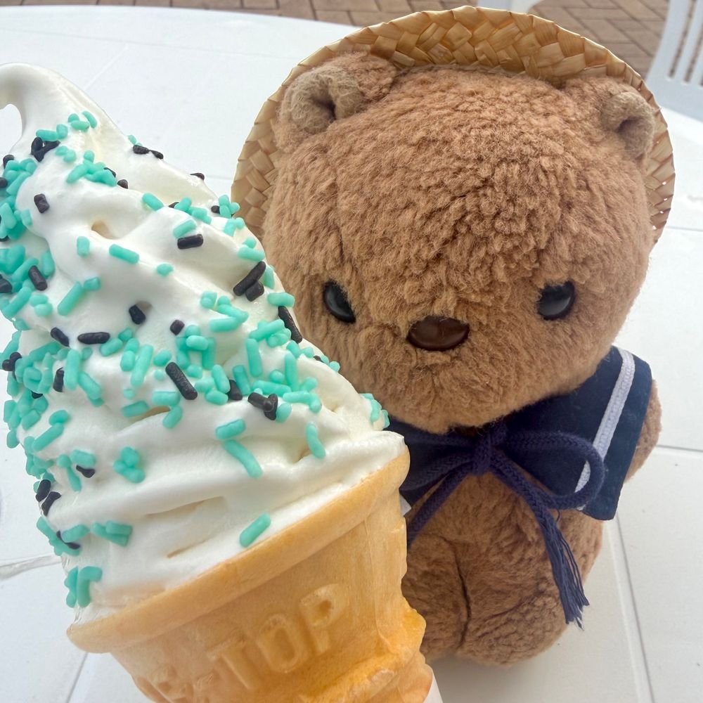 🐿さがみこ おしゃしん つづき🐿
さがみここうえんは なんだか れとろな おみせや げーむせんたーが ならんでて たのしかったよ🎶
ぼーとや ゆうらんせんに のりたかったけど だむを みにいった あと むしあつくて ねっちゅうしょ しんぱい だったから はやめに かえったの💦
また あきに なったら あそびに いきたいなあ💖
かえりみち でんどうばいくに のって てれびの さつえい してる でがわてつろうさんと すれちがったよ~🛵
りすと でっかいひとが おてて ふったら ふりかえして くれたんだあ🎶
(՞ . ̫ .՞)︎💕︎