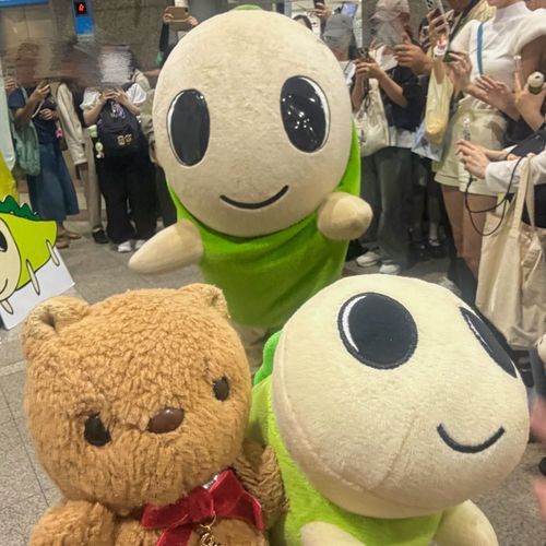 きのうは とっても よい おてんき だったよ～☀️
いろんな ところに おでかけ したから おしゃしん ちょとずつ とうこう するね🎶

10/1は なみすけちゃんの おたんじょび🎂🎉✨️
おうちの なみすけちゃんと いっしょに すぎなみくやくしょで おいわい してきたよ～💖
ぷりんあらもーども おいしかったあ😋
‪(՞ .  ̫ .՞)︎💕︎