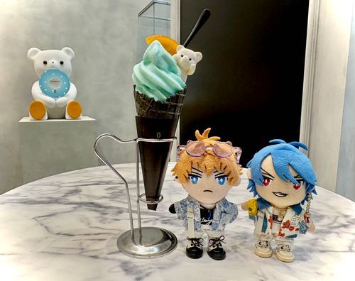 😸「りおーさんみたいなソフトクリーム！🍦🍊🐻‍❄️」