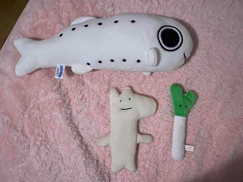 ネギちゃんとしらすくん、、サイズ感バグってない？？