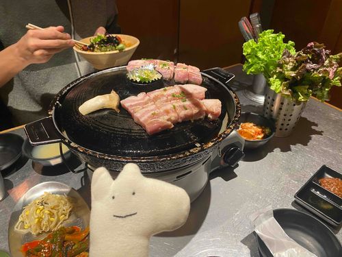 初ギョプサルだよー