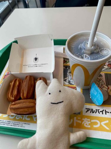 このチュロスちっちゃいからわたしが食べる用ってことですよね