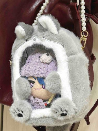 新しく買ったぬポ（ぬいポーチの略）、とてもかわいい！！！