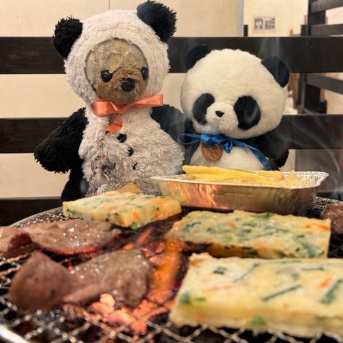 お友達のたんたんと焼肉🍖🍚
美味しかったよ✨