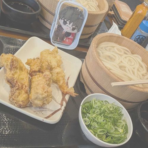 しっそな 店外 かしわ すき #丸亀製麺