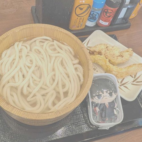 今日は　8月の1日　ツキイチうどん
おいしかったです