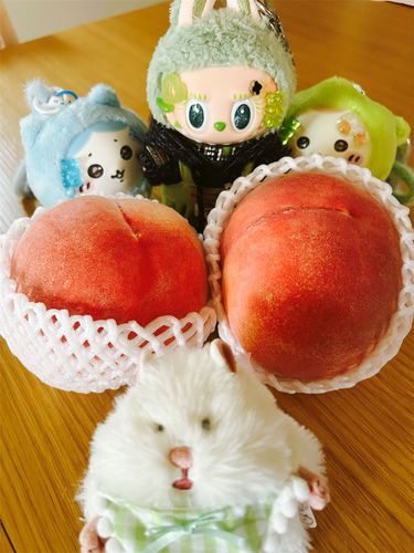 桃だッ🍑大きい!!!