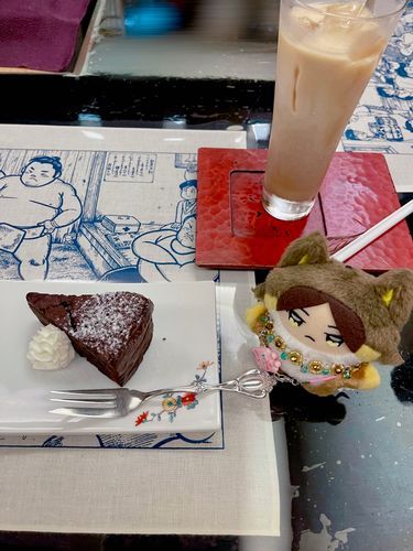 フォーク、お花あってカワイイね