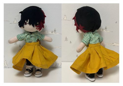 「……スカートのレポートの自由研究でおれのを作るとか……何考えてんだ？正気か？」
(._."ll)

正気です！(゜∇、°)
布の柔らかさが足りなくて落ち感がなかったけどよし！