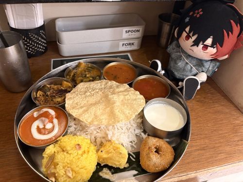 「久しぶりに電車に乗ってカレー食いに行ったぞ｣
