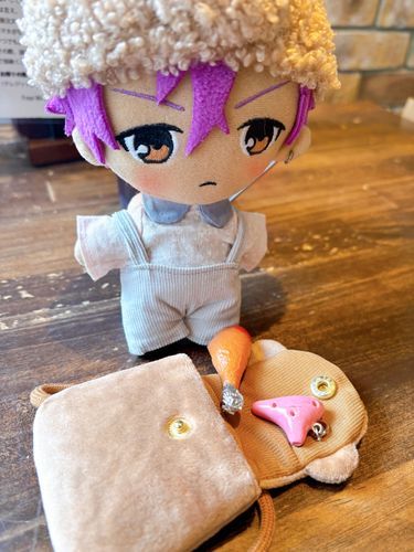 リュックの中にはお肉とオカリナ。常備だもんね🥰
