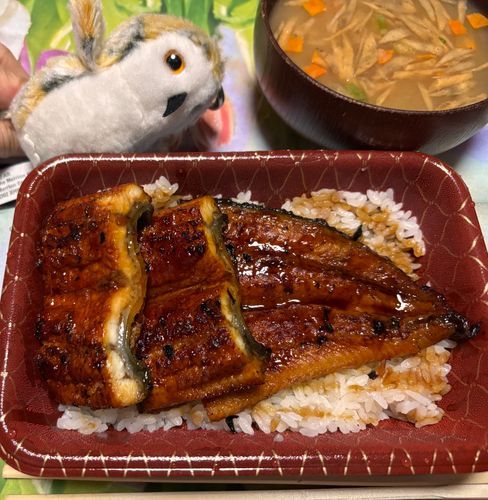ホホー❤️❤️
（土用の丑の日、ごちそうさま😋）