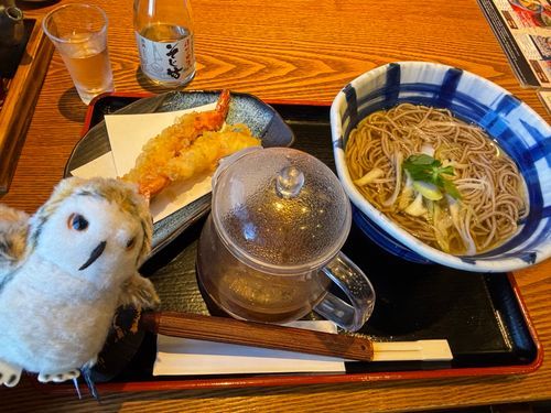 ホホ🍤
（海老天そば@成田空港）