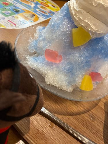 かき氷は美味しい🐴