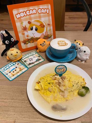 去年行ったモルカーカフェの写真ダヨ