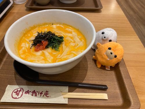 明太クリームきしめん！！