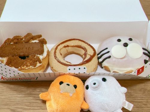 あざらしのドーナツだ❣️全部おいしそ〜😋
