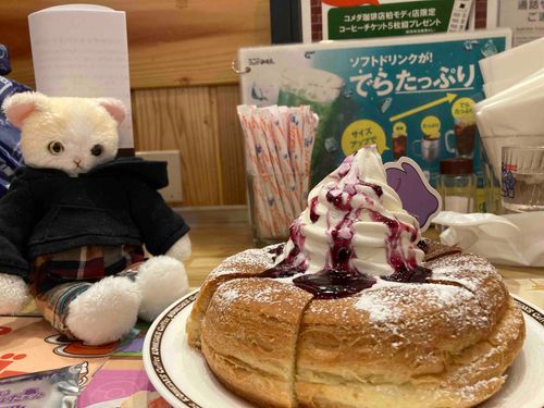 コメダ珈琲に行ったよ
おねーさんが大好きなポケモンのコラボメニューがあるんだって
あったかいパンの上にソフトクリームが乗っていて、とても美味しかった😋
また、食べに行きたいな