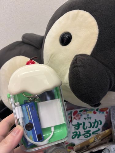かめらいれたの？
いいじゃん