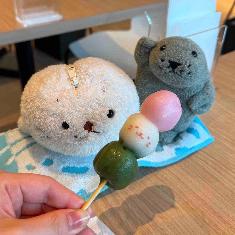 しろたんのふわり桜カフェ
に 行ってきたぞ！
ぶーちゃんは タオルの姿での 参戦だ！

春スイーツを 堪能できたぞ
もっさんは しろたんの部外者だけど、そわそわしつつ ちゃっかりと楽しんだぞ！

（もっさん）